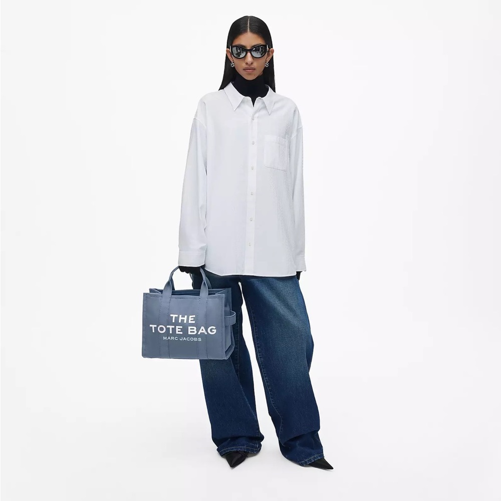Marc Jacobs THE MEDIUM TOTE BAG Blue Shadow
